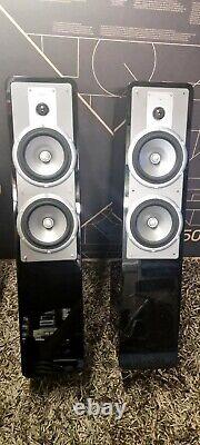 Tangent Clarity 8 Floor Standing Main Speakers 8Ohms 150W High Gloss Shiny Black