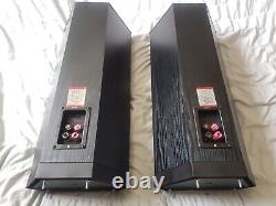 Tannoy 611 Mk1 Dual-Concentric Black Floor Standing Speakers Made In The UK