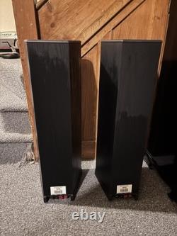 Tannoy 633 Black Ash 100 Watt Standing Floor Loud Speakers