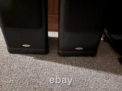 Tannoy 633 Black Ash 100 Watt Standing Floor Loud Speakers