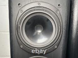 Tannoy 633 Black Ash 100 Watt Standing Floor Loud Speakers