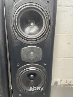 Tannoy 633 Black Ash 100 Watt Standing Floor Loud Speakers