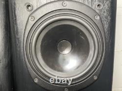 Tannoy 633 Black Ash 100 Watt Standing Floor Loud Speakers