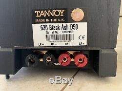 Tannoy 635 D50 Dual Concentric Floor Standing Speakers / Black Ash