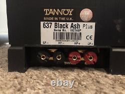 Tannoy 637 Plus + floor Standing Speakers (Black Ash)