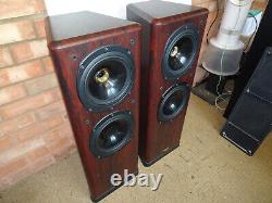 Tannoy 637 Rosewood Plus (D70) Dual Concentric Speakers Fully Working Norwich