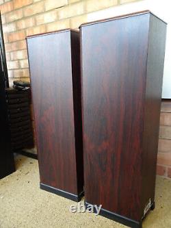 Tannoy 637 Rosewood Plus (D70) Dual Concentric Speakers Fully Working Norwich