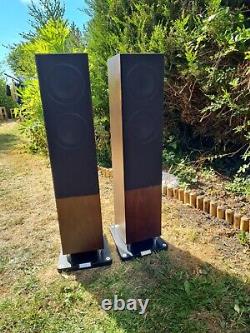 Tannoy 6F Tower/Floor Standing Speakers and Yamaha A-S500 Amp and Banana Cables