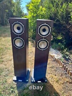 Tannoy 6F Tower/Floor Standing Speakers and Yamaha A-S500 Amp and Banana Cables