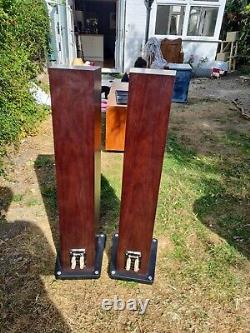 Tannoy 6F Tower/Floor Standing Speakers and Yamaha A-S500 Amp and Banana Cables