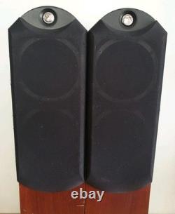 Tannoy Eyris 2 Walnut Floor Standing Speakers Tested Working SEE PICS