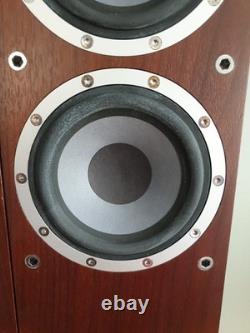 Tannoy Eyris 2 Walnut Floor Standing Speakers Tested Working SEE PICS