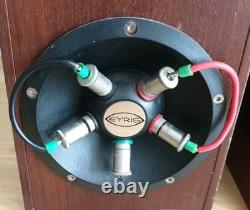 Tannoy Eyris 2 Walnut Floor Standing Speakers Tested Working SEE PICS