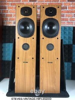 Tannoy Mercury M3 Cherry Floor Standing Speakers + spikes + covers L@@K FREE P+P