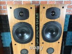 Tannoy Mercury M3 Cherry Floor Standing Speakers + spikes + covers L@@K FREE P+P