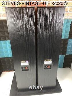 Tannoy Mercury M3 Cherry Floor Standing Speakers + spikes + covers L@@K FREE P+P