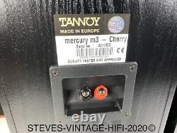 Tannoy Mercury M3 Cherry Floor Standing Speakers + spikes + covers L@@K FREE P+P