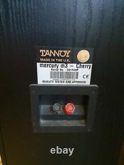 Tannoy Mercury M3 Cherry Pair of Tall Floor Standing Speakers 34 inch ST 7 good