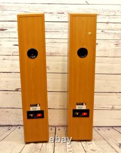 Tannoy Mercury MX4 120W Vintage Floor Standing Speakers Cherry Finish