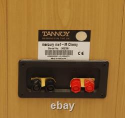 Tannoy Mercury MX4 120W Vintage Floor Standing Speakers Cherry Finish