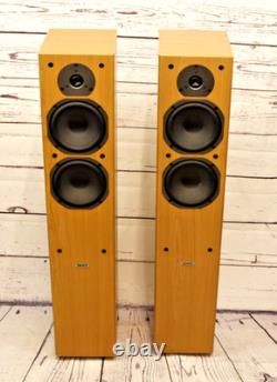 Tannoy Mercury MX4 120W Vintage Floor Standing Speakers Cherry Finish