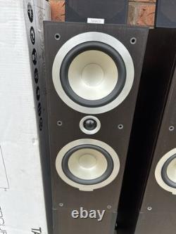 Tannoy Mercury V4 Dark Walnut Floor Standing Speakers Boxed Excellent Condition
