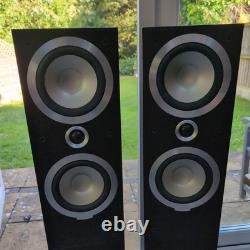 Tannoy Mercury V4 Floor Standing Speakers X2 dark wood