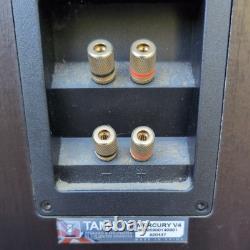 Tannoy Mercury V4 Floor Standing Speakers X2 dark wood