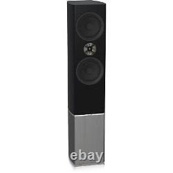 Tannoy Platinum F6 Speakers Black Silver Floor Standing Loudspeakers 3 way