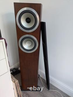 Tannoy Precision 6.2 Floor Standing Speakers Dark Wood Excellent Pair Collection