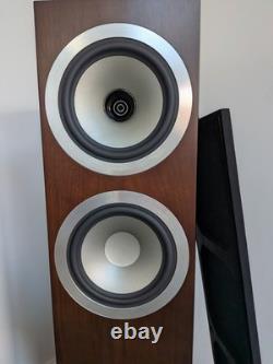 Tannoy Precision 6.2 Floor Standing Speakers Dark Wood Excellent Pair Collection