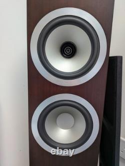 Tannoy Precision 6.2 Floor Standing Speakers Dark Wood Excellent Pair Collection