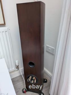Tannoy Precision 6.2 Floor Standing Speakers Dark Wood Excellent Pair Collection