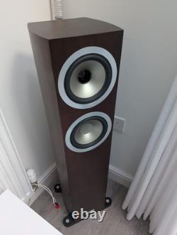Tannoy Precision 6.2 Floor Standing Speakers Dark Wood Excellent Pair Collection