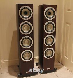 Tannoy Precision 6.4 Floorstanding Speakers -Satin Walnut Finish BOXED MINT COND