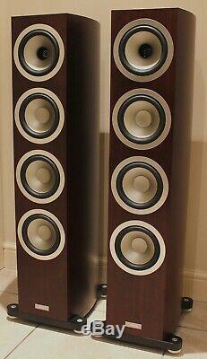 Tannoy Precision 6.4 Floorstanding Speakers -Satin Walnut Finish BOXED MINT COND