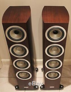 Tannoy Precision 6.4 Floorstanding Speakers -Satin Walnut Finish BOXED MINT COND