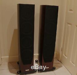 Tannoy Precision 6.4 Floorstanding Speakers -Satin Walnut Finish BOXED MINT COND