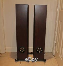 Tannoy Precision 6.4 Floorstanding Speakers -Satin Walnut Finish BOXED MINT COND