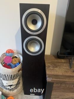 Tannoy Revolution DC6T Espresso 2.0 Wired Floorstanding Speaker, Black