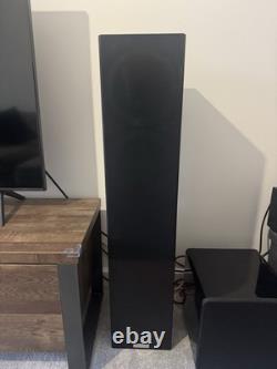 Tannoy Revolution DC6T Espresso 2.0 Wired Floorstanding Speaker, Black