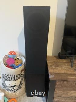 Tannoy Revolution DC6T Espresso 2.0 Wired Floorstanding Speaker, Black