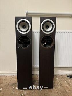 Tannoy Revolution DC6T Floor Standing Speakers Espresso Missing Low Range Driver