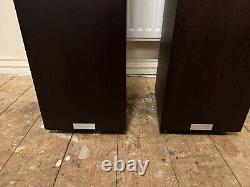 Tannoy Revolution DC6T Floor Standing Speakers Espresso Missing Low Range Driver