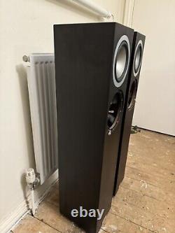 Tannoy Revolution DC6T Floor Standing Speakers Espresso Missing Low Range Driver