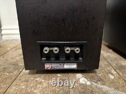 Tannoy Revolution DC6T Floor Standing Speakers Espresso Missing Low Range Driver