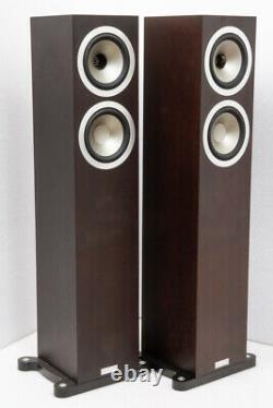 Tannoy Revolution DC6T SE floorstanding speakers Expresso finish