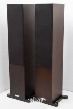 Tannoy Revolution DC6T SE floorstanding speakers Expresso finish