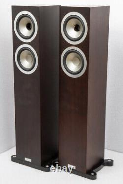 Tannoy Revolution DC6T SE floorstanding speakers Expresso finish