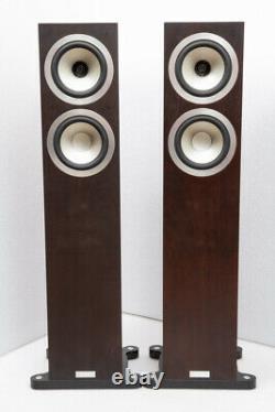 Tannoy Revolution DC6T SE floorstanding speakers Expresso finish